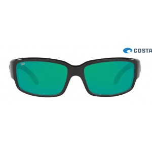 Costa Caballito Shiny Black frame Green lens