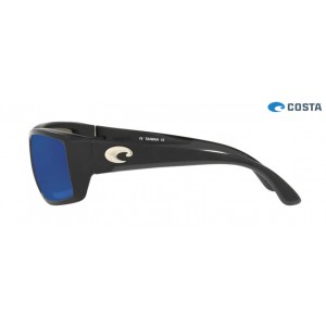 Costa Fantail Matte Black frame Blue lens