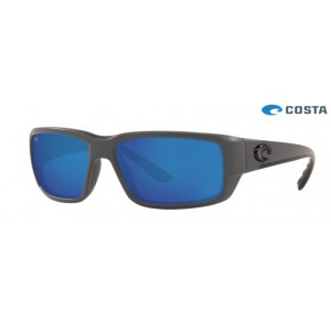 Costa Fantail Matte Gray frame Blue lens