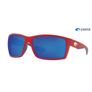 Costa Freedom Series Reefton Matte Usa Red frame Blue lens