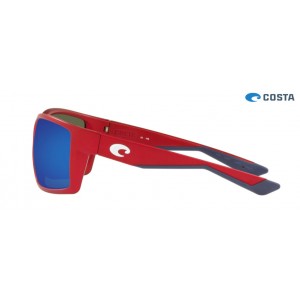 Costa Freedom Series Reefton Matte Usa Red frame Blue lens