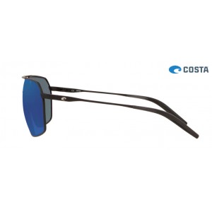 Costa Pilothouse Matte Black frame Blue lens