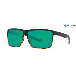 Costa Rincon Black-Shiny Tort frame Green lens