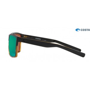 Costa Rincon Black-Shiny Tort frame Green lens