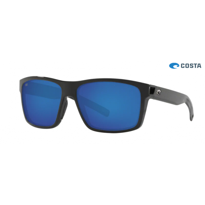 Costa Slack Tide Shiny Black frame Blue lens