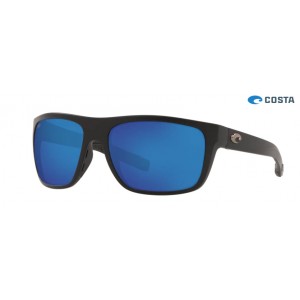 Costa Broadbill Matte Black frame Blue lens