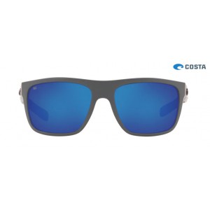 Costa Broadbill Matte Gray frame Blue lens