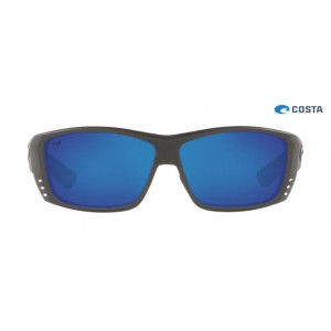 Costa Cat Cay Matte Gray frame Blue lens