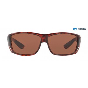 Costa Cat Cay Tortoise frame Copper lens