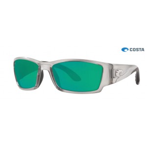 Costa Corbina Silver frame Green lens