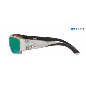 Costa Corbina Silver frame Green lens