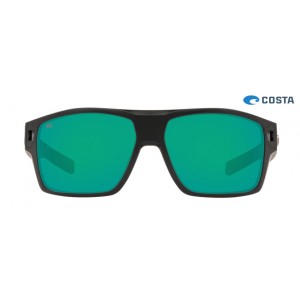 Costa Diego Matte Black frame Green lens