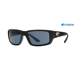 Costa Fantail Matte Black frame Gray lens