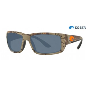 Costa Fantail Realtree Xtra Camo Orange Logo frame Gray lens