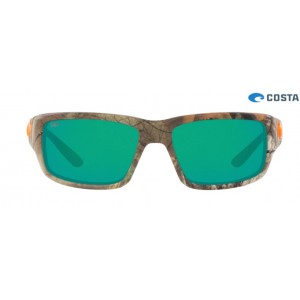 Costa Fantail Realtree Xtra Camo Orange Logo frame Green lens