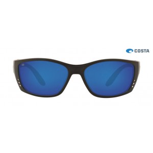 Costa Fisch Matte Black frame Blue lens
