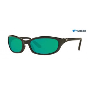 Costa Harpoon Shiny Black frame Green lens