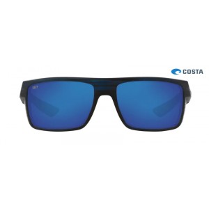 Costa Motu Matte Black Teak frame Blue lens