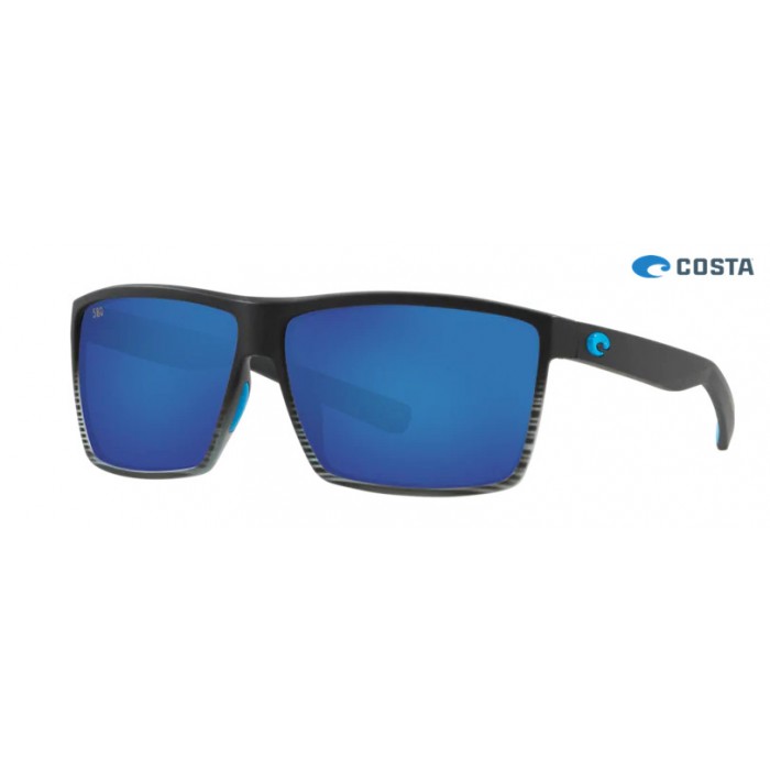 Costa Rincon Matte Smoke Crystal Fade frame Blue lens