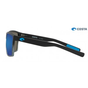 Costa Rincon Matte Smoke Crystal Fade frame Blue lens