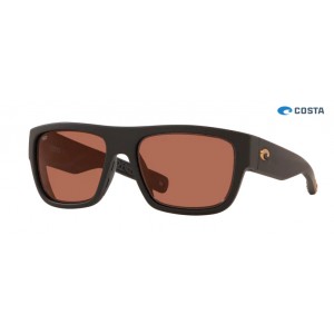 Costa Sampan Matte Black Ultra frame Copper lens