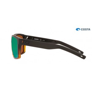 Costa Slack Tide Black-Shiny Tort frame Green lens