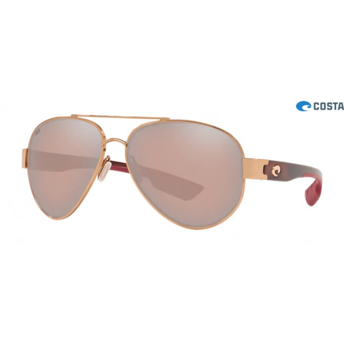 Costa South Point Shiny Blush Gold frame Copper Silver lens