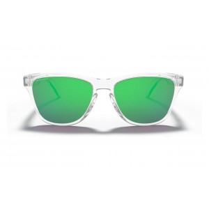 Oakley Frogskins Xs Youth Fit Polished Clear Frame Prizm Jade Lens