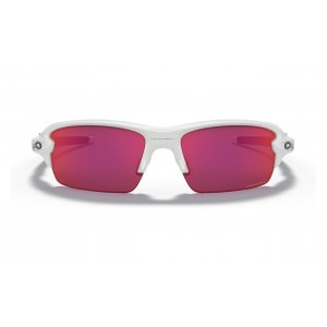Oakley Flak Xs Youth Fit Polished White Frame Prizm Field Lens
