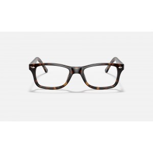 Ray Ban The Timeless RB5228 Demo Lens And Tortoise Frame Clear Lens