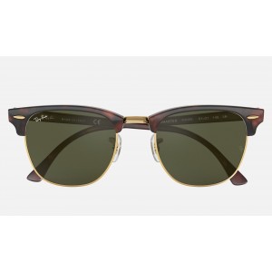 Ray Ban Clubmaster Classic RB3016 Classic G-15 And Tortoise Frame Green Classic G-15 Lens