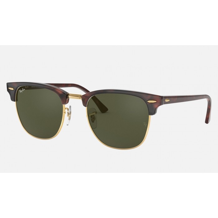 Ray Ban Clubmaster Classic RB3016 Classic G-15 And Tortoise Frame Green Classic G-15 Lens