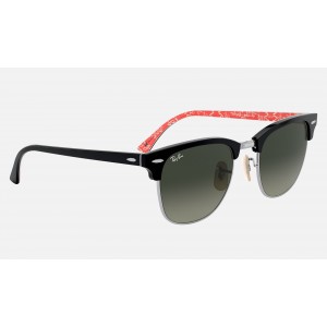 Ray Ban Clubmaster Collection RB3016 Gradient And Black Frame Grey Gradient Lens
