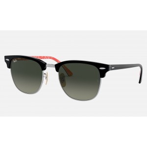 Ray Ban Clubmaster Collection RB3016 Gradient And Black Frame Grey Gradient Lens