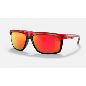 Ray Ban Scuderia Ferrari Collection RB4363 Red Mirror Red