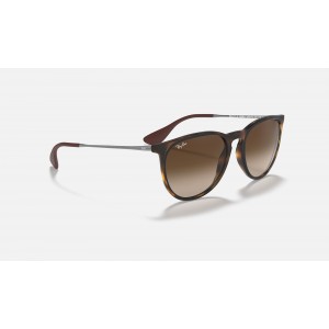 Ray Ban Erika Classic Low Bridge Fit RB4171 Gradient And Tortoise Frame Brown Gradient Lens