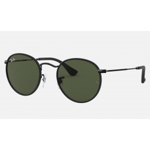 Ray Ban Round Craft RB3475 Classic G-15 And Black Frame Green Classic B-15 Lens