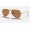 Ray Ban RB3689 Brown Polarized Classic B-15 Gold