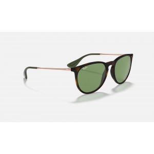 Ray Ban Erika Color Mix RB4171 Classic And Tortoise Frame Green Classic Lens