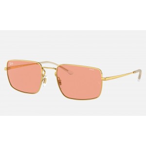 Ray Ban RB3669 Red Photochromic Shiny Gold