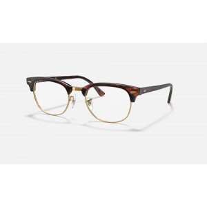 Ray Ban Clubmaster Optics RB5154 Demo Lens And Mock Tortoise Frame Clear Lens