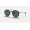 Ray Ban Round Double Bridge RB3647 Classic And Black Frame Blue-Gray Classic Lens