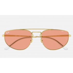 Ray Ban RB3668 Red Photochromic Shiny Gold