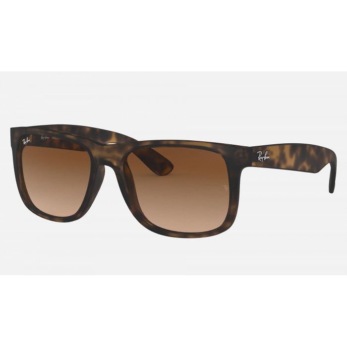 Ray Ban Justin Classic RB4165 Gradient And Tortoise Frame Brown Gradient Lens