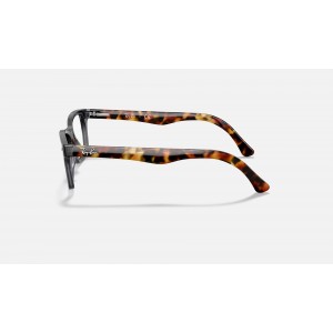 Ray Ban The Timeless RB5228 Demo Lens And Grey Tortoise Frame Clear Lens