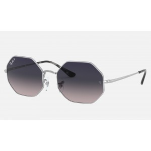 Ray Ban Roctagon RB1972 Purple Gradient Silver