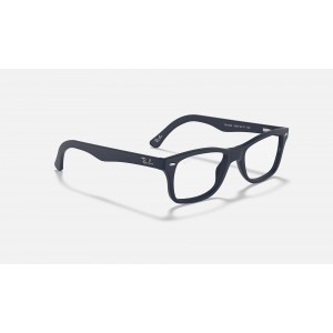 Ray Ban The Timeless RB5228 Demo Lens And Dark Blue Frame Clear Lens