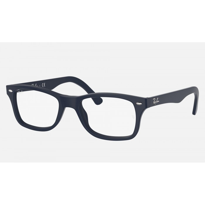 Ray Ban The Timeless RB5228 Demo Lens And Dark Blue Frame Clear Lens