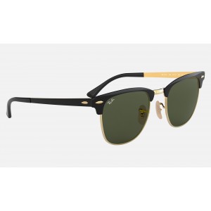 Ray Ban Clubmaster Metal RB3716 Classic G-15 And Black Frame Green Classic G-15 Lens