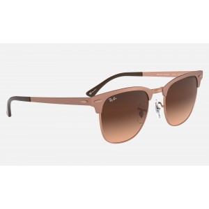 Ray Ban Clubmaster Metal Collection RB3716 Brown Gradient Bronze-Copper